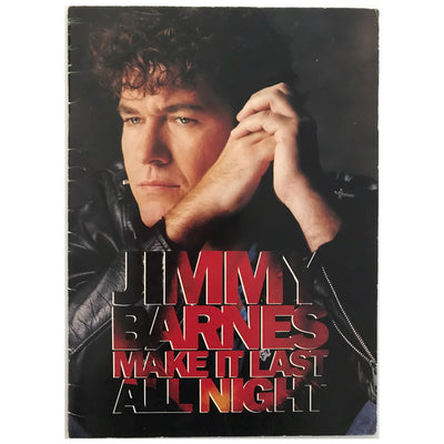 Jimmy Barnes - Make It Last All Night 1990 New Zealand & Australia Original Concert Tour Program