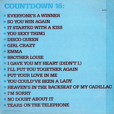 Hot Chocolate - Countdown 16 Vinyl LP (Used)