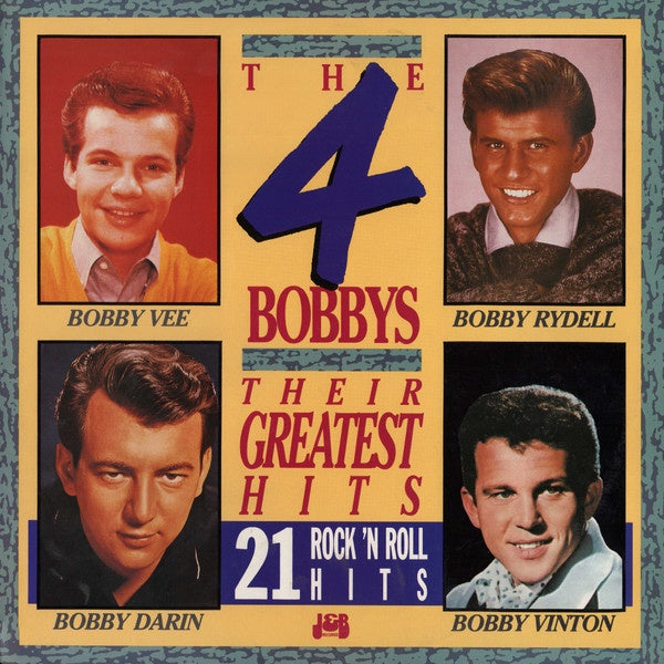 Bobby Vee, Bobby Rydell, Bobby Darin & Bobby Vinton - The 4 Bobbys - Their Greatest Hits Vinyl LP (Used)