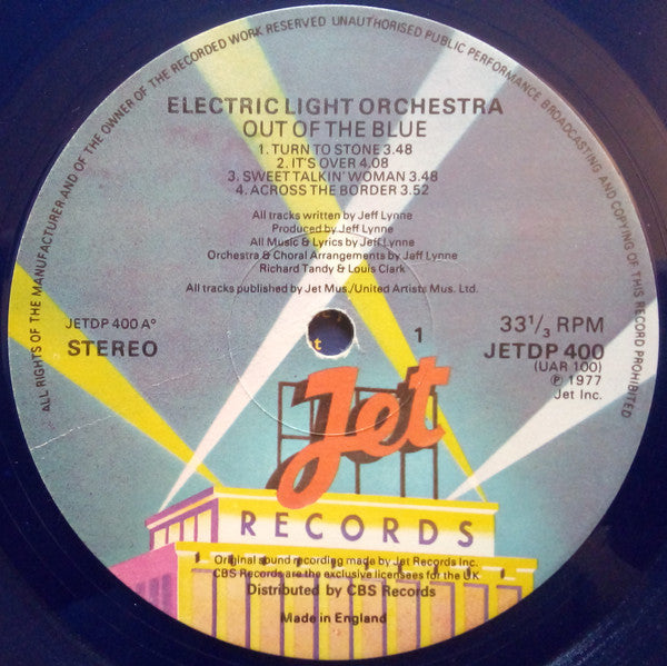 Electric Light Orchestra - Out Of The Blue Blue Coloured Vinyl 2LP (Used)