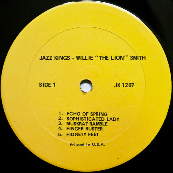 Willie "The Lion" Smith And His Allstars - Willie "The Lion" Smith Vinyl LP (Used)