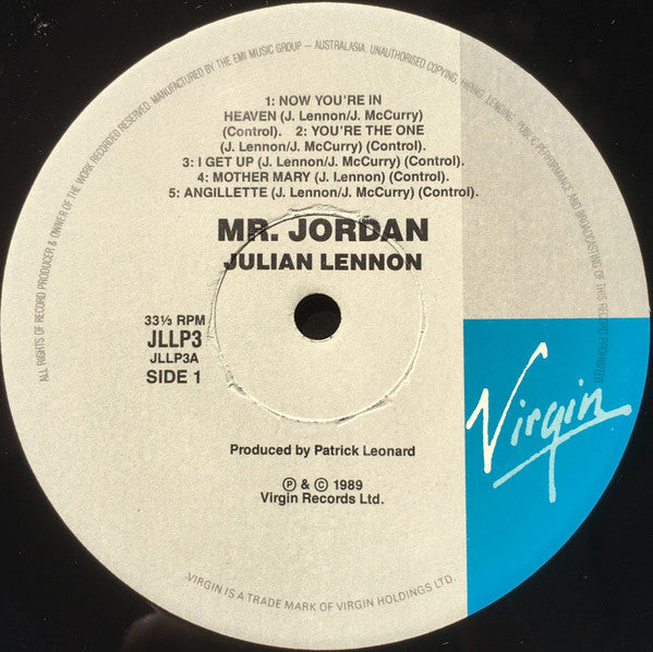 Julian Lennon - Mr. Jordan Vinyl LP (Used)