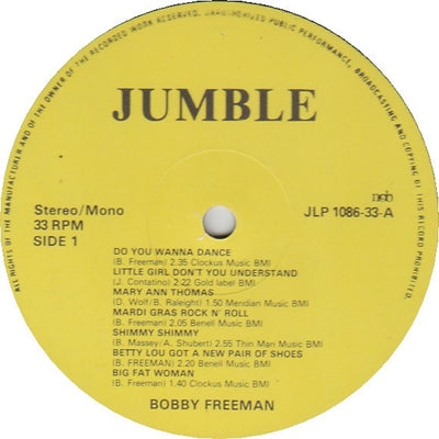 Bobby Freeman - Do You Wanna Dance? Vinyl LP (Used)