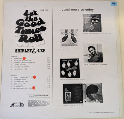 Shirley & Lee - Let The Good Times Roll Vinyl LP (Used)
