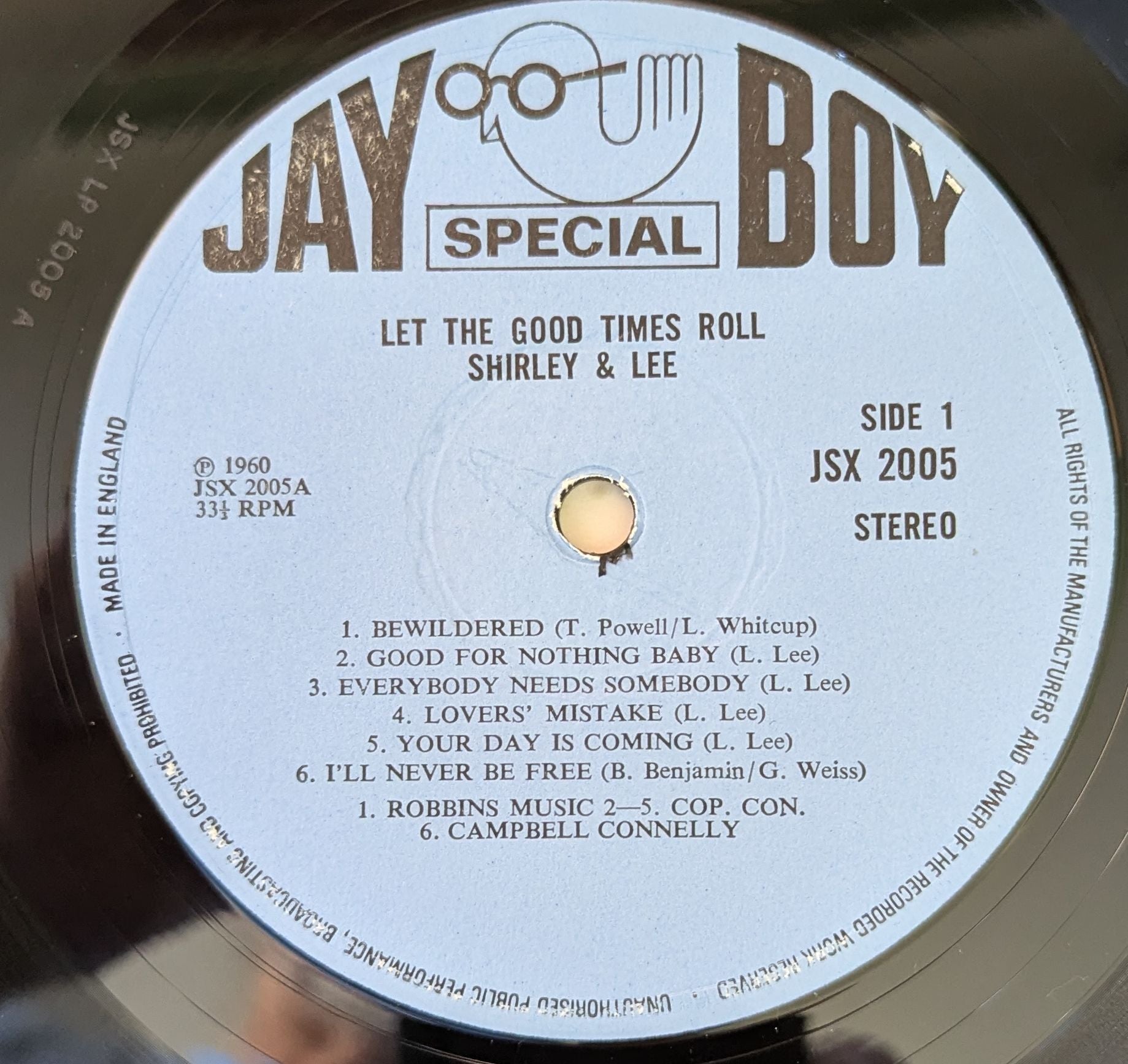 Shirley & Lee - Let The Good Times Roll Vinyl LP (Used)