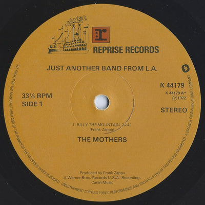 Mothers - Just Another Band From L.A. Reissue Vinyl LP (Used)