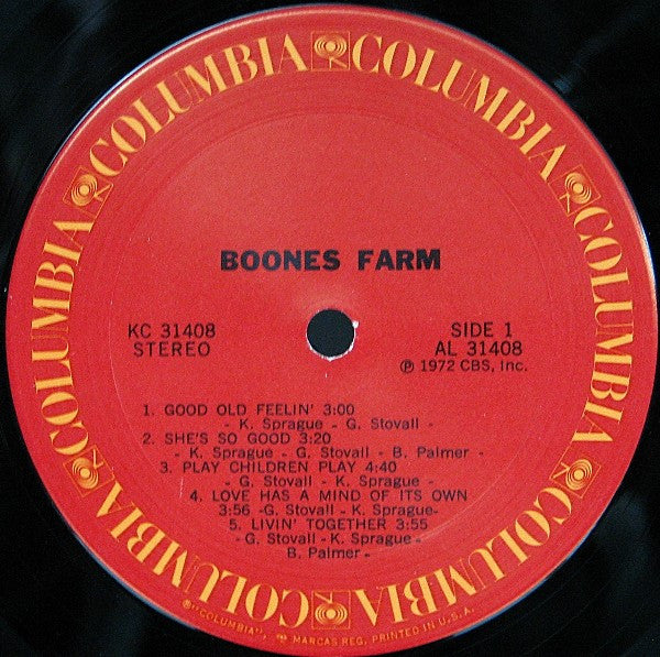 Boones Farm - Boones Farm Vinyl LP (Used)