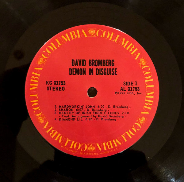 David Bromberg - Demon In Disguise Vinyl LP (Used)