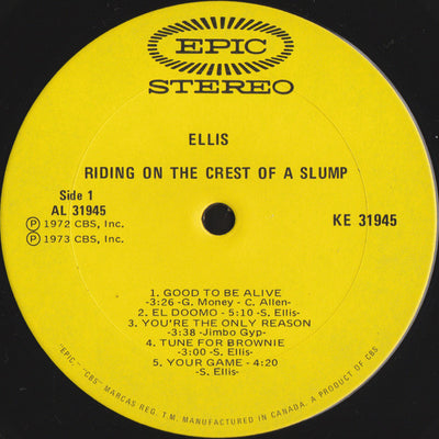 Ellis - Riding On The Crest Of A Slump Vinyl LP (Used)