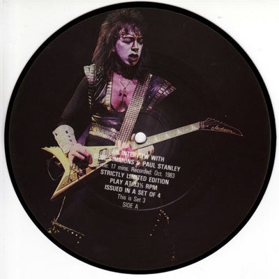 Kiss - An Interview With Gene Simmons And Paul Stanley 7" Picture Disc Single Vinyl (Used)