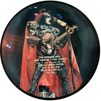 Kiss - An Interview With Gene Simmons & Paul Stanley 7" Picture Disc  Single Vinyl (Used)