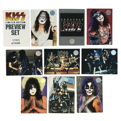 Rockaway Records Australia | Kiss - 1997 Set Of 9 Preview Cards