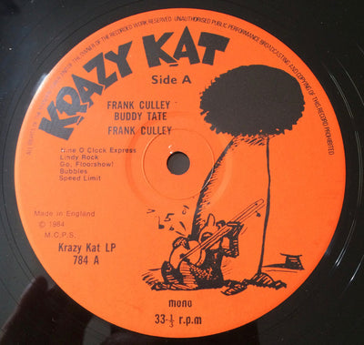 Frank Culley & Buddy Tate - Instrumentals For Dancing The Lindy Hop Vinyl LP (Used)