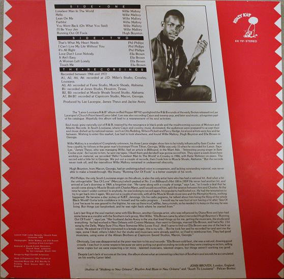 Various Artists - Louisiana Southern Soul: Lanor Records 1966-1972 Vinyl LP (Used)