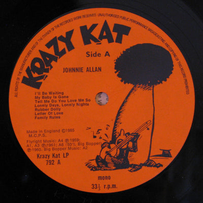 Johnnie Allan & Krazy Kats - Johnnie Allan And The Krazy Kats Vinyl LP (Used)
