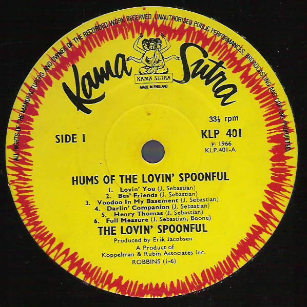 Lovin' Spoonful - Hums Of The Lovin' Spoonful Vinyl LP (Used)