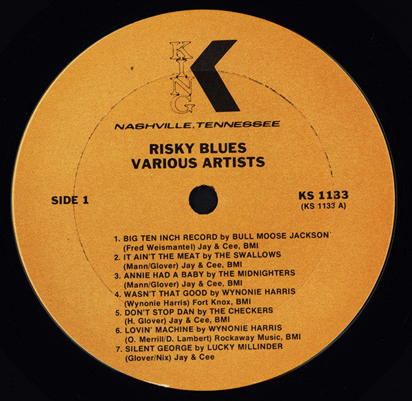 Various Artists - Risky Blues Vinyl LP (Used)