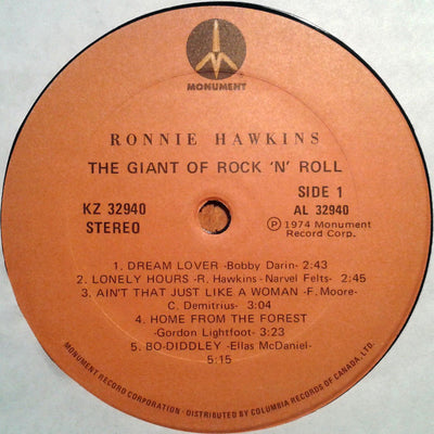 Ronnie Hawkins - The Giant Of Rock 'N' Roll Vinyl LP (Used)