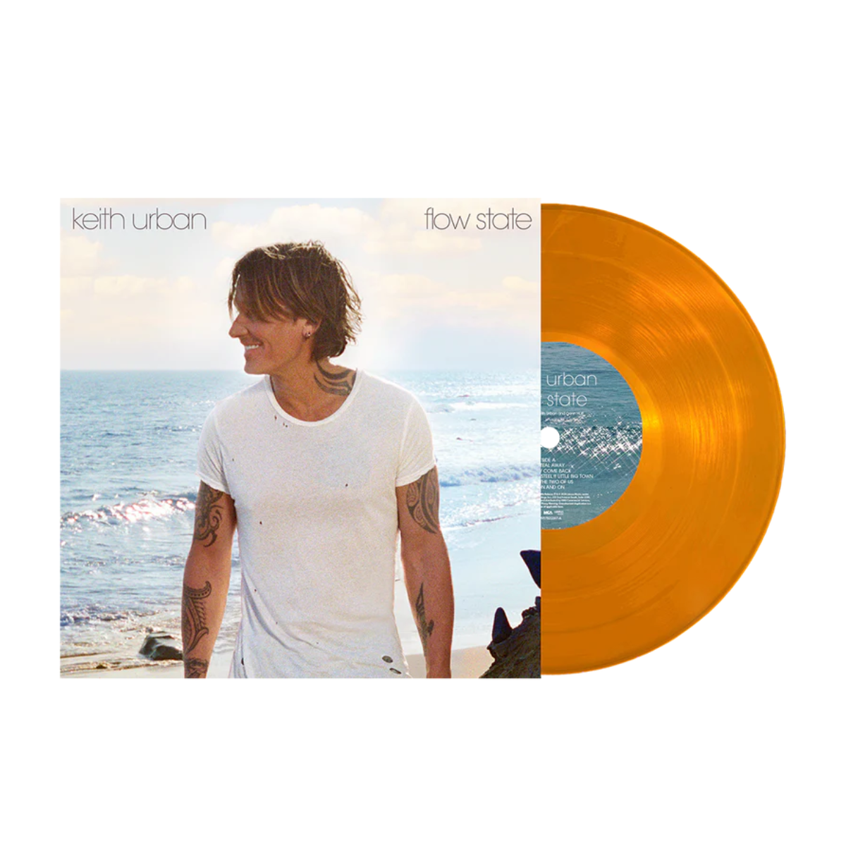 Keith Urban - Flow State Orange Coloured Vinyl LP