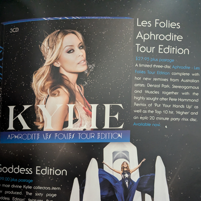 Kylie Minogue - Aphrodite Les Folies 2011 Official Tour Program