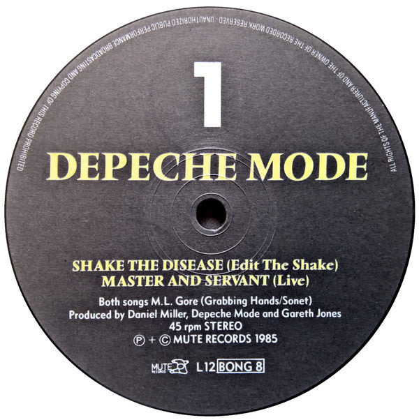 Depeche Mode - Shake The Disease Special Edition Vinyl LP (Used)