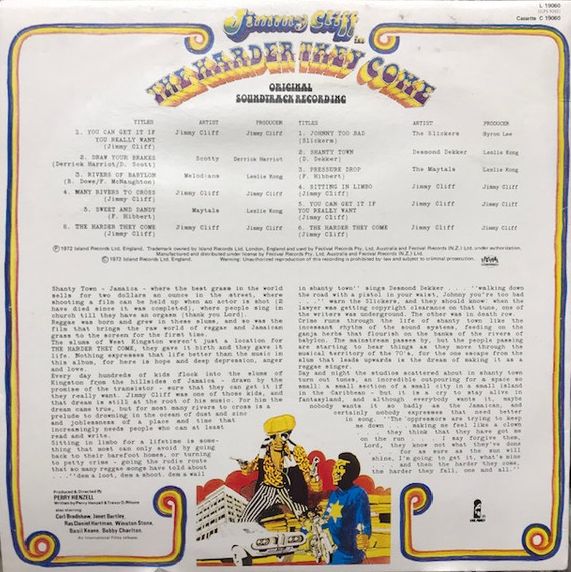 Soundtrack – The Harder They Come (Original Soundtrack Recording) Vinyl LP (Used)