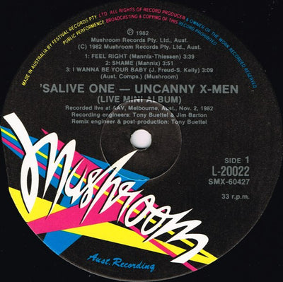 Uncanny X-Men - 'SaliveOne! Vinyl LP (Used)