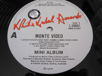 Monte Video & Cassettes - Monte Video 12" Vinyl Mini-Album (Used)