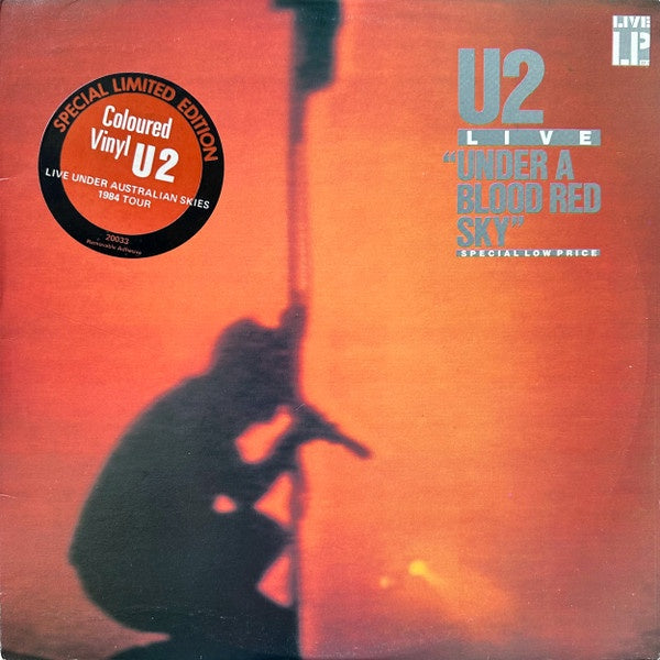 U2 - Live (Under A Blood Red Sky) Red Coloured Vinyl LP (Used)