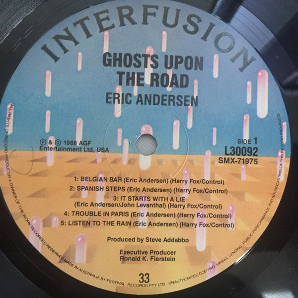 Eric Andersen - Ghosts Upon The Road Vinyl LP (Used)