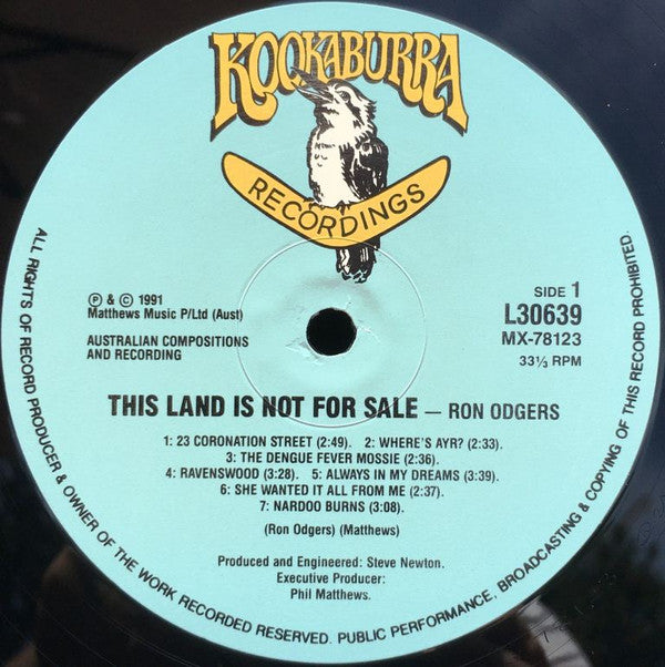 Ron Odgers - This Land Is Not For Sale Vinyl LP (Used)