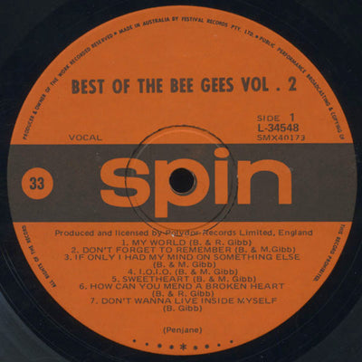 Bee Gees - Best Of The Bee Gees Vol. 2 Vinyl LP (Used)