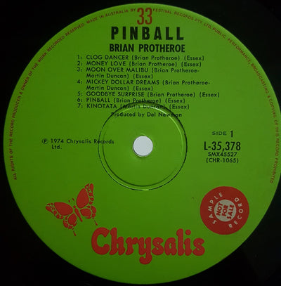 Brian Protheroe - Pinball Vinyl LP (Used)