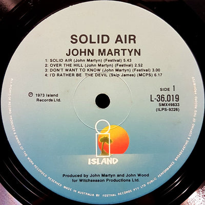 John Martyn - Solid Air Vinyl LP (Used)