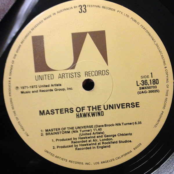 Hawkwind - Masters Of The Universe Vinyl LP (Used)
