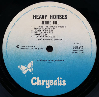 Jethro Tull - Heavy Horses Vinyl LP (Used)