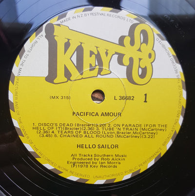 Hello Sailor - Pacifica Amour Vinyl LP (Used)