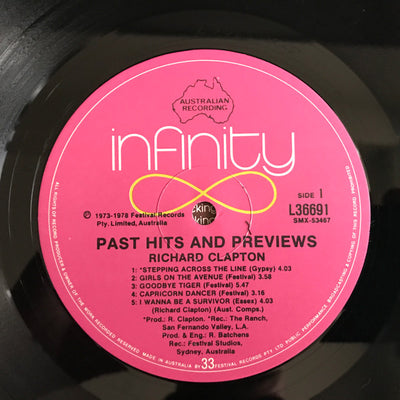 Richard Clapton - Past Hits & Previews Vinyl LP (Used)