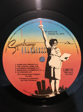 Supertramp - Breakfast In America Aus Pressing Vinyl LP (Used)