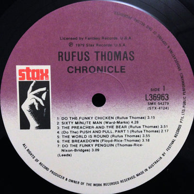 Rufus Thomas & Carla Thomas - Chronicle: Their Greatest Stax Hits Vinyl LP (Used)