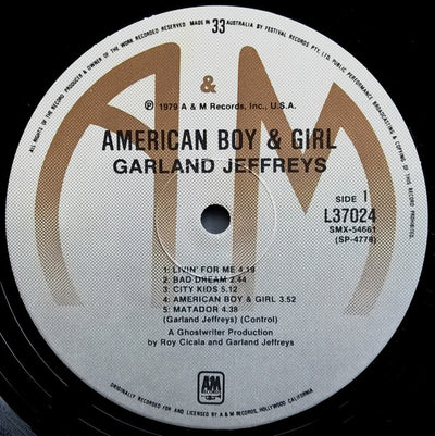 Garland Jeffreys - American Boy & Girl Vinyl LP (Used)