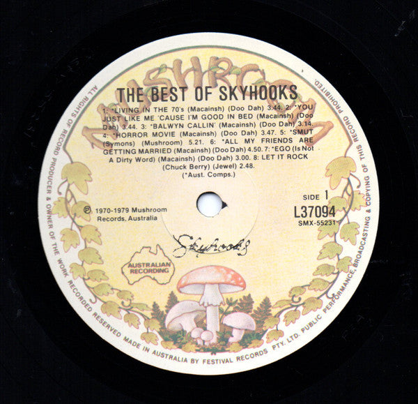 Skyhooks - The Best Of Skyhooks Vinyl LP (Used)