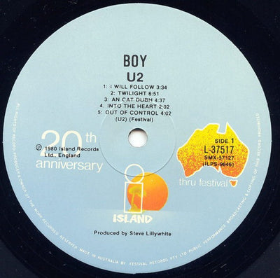 U2 - Boy Repress Vinyl LP (Used)