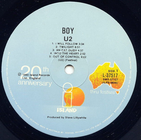 U2 - Boy Repress Vinyl LP (Used)