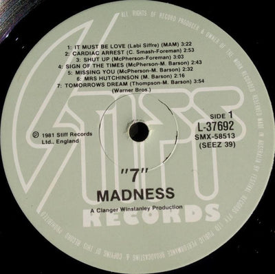 Madness - 7 Vinyl LP (Used)