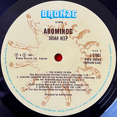 Uriah Heep - Abominog Autographed Vinyl LP (Used)
