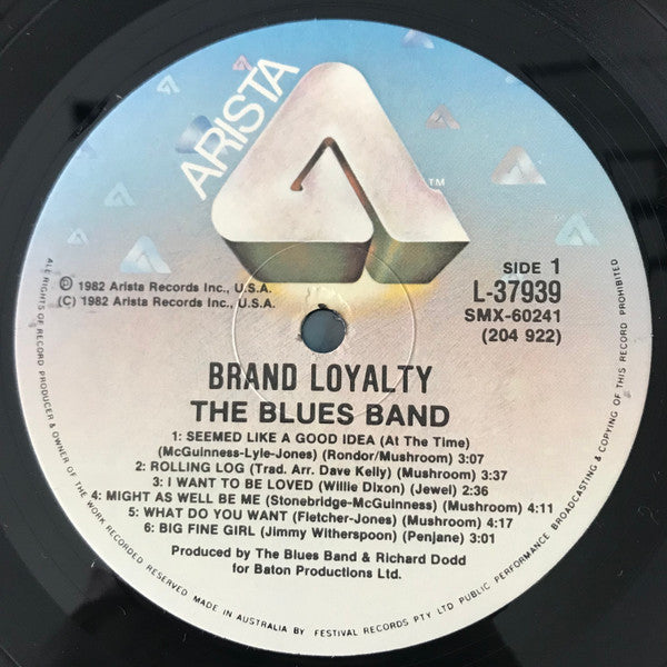 Blues Band - Brand Loyalty Vinyl LP (Used)