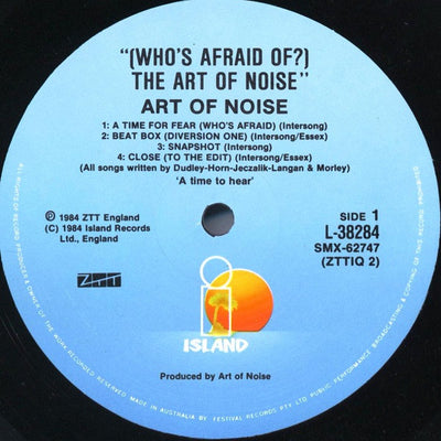 Art Of Noise - Who's Afraid Of The Art Of Noise Vinyl LP (Used)