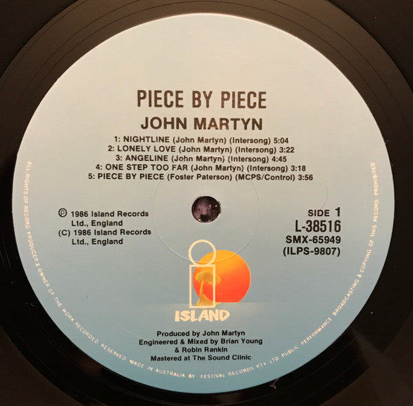 John Martyn - Piece By Piece Vinyl LP (Used)