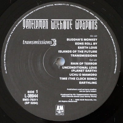 Gentlemen Without Weapons - Transmissions Vinyl LP (Used)